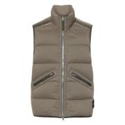 Stone Island Brun Puffer Vest Kappa Brown, Herr