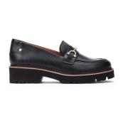 Pikolinos Svarta Läderloafers Black, Dam