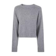 Loulou Studio Grå Melange Oversized Sweater Gray, Dam