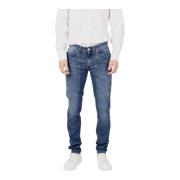 Jeckerson Klassiska Denim 5-Ficka Jeans Blue, Herr