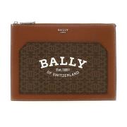 Bally Chic Wallet for Men and Women Brown, Herr