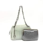 Chanel Vintage Pre-owned Laeder chanel-vskor Green, Dam