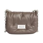 Maison Margiela Elephant Glam Slam Flap Small Gray, Dam