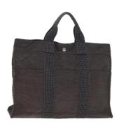 Hermès Vintage Pre-owned Canvas totevskor Gray, Dam