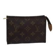 Louis Vuitton Vintage Pre-owned Canvas necessrer Brown, Dam