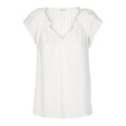 Co'Couture Blouses White, Dam