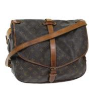 Louis Vuitton Vintage Pre-owned Canvas louis-vuitton-vskor Brown, Dam