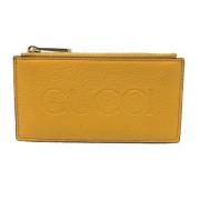 Gucci Vintage Pre-owned Laeder plnbcker Yellow, Herr