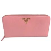 Prada Vintage Pre-owned Laeder plnbcker Pink, Dam