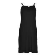 IN Front Midi Dresses Black, Dam