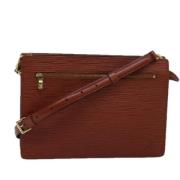 Louis Vuitton Vintage Pre-owned Laeder kuvertvskor Brown, Dam