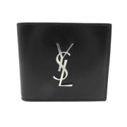 Yves Saint Laurent Vintage Pre-owned Laeder plnbcker Black, Herr