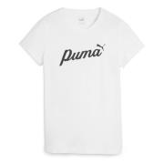 Puma Ess+ Scrip T-shirt White, Dam