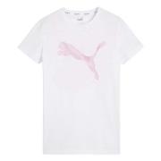 Puma Kvinnors Grafiska Psykedeliska T-shirt White, Dam