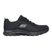 Skechers Sportig Flex Appeal Sneaker Black, Dam