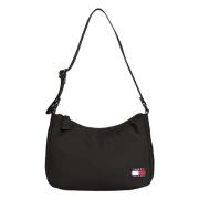 Tommy Hilfiger Essential Daily Shoulder Bag Black, Dam