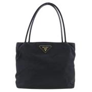 Prada Vintage Pre-owned Nylon prada-vskor Black, Dam