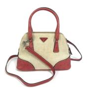 Prada Vintage Pre-owned Tyg prada-vskor Beige, Dam