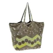 Prada Vintage Pre-owned Nylon totevskor Beige, Dam