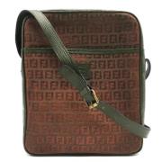 Fendi Vintage Pre-owned Canvas fendi-vskor Brown, Dam