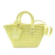 Balenciaga Vintage Pre-owned Laeder totevskor Yellow, Dam