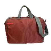 Prada Vintage Pre-owned Bomull prada-vskor Red, Dam