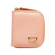 Fendi Vintage Pre-owned Laeder plnbcker Pink, Dam