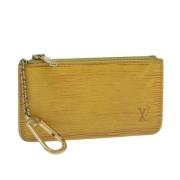 Louis Vuitton Vintage Pre-owned Laeder plnbcker Yellow, Dam