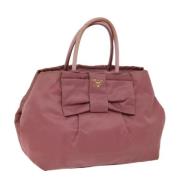 Prada Vintage Pre-owned Nylon prada-vskor Pink, Dam