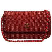 Chanel Vintage Pre-owned Laeder chanel-vskor Red, Dam