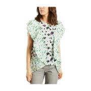 Kenzo Blommig Jackie Flowers Top Multicolor, Dam