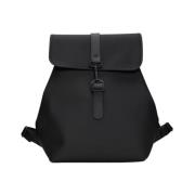 Rains Bucket Backpack Black, Herr