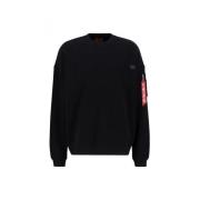 Alpha Industries Essentials RL Sweatshirt - Svart Black, Herr