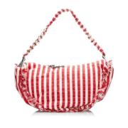 Chanel Vintage Pre-owned Canvas chanel-vskor Red, Dam