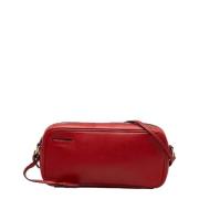 Prada Vintage Pre-owned Laeder crossbodyvskor Red, Dam