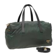 Prada Vintage Pre-owned Nylon prada-vskor Green, Dam