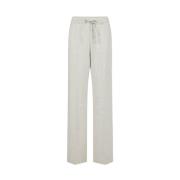 Iceberg Flanelljoggers, Avslappnad Elegans Gray, Dam