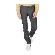 Naked & Famous Denim Japanska Selvedge Indigo Jeans Blue, Herr