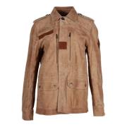 Yves Saint Laurent Vintage Pre-owned Mocka ytterklder Brown, Herr