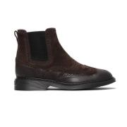 Hogan Elegant Ankelboots Marrone Swallowtail Brown, Herr