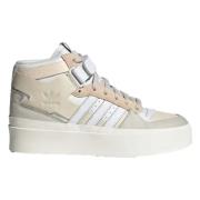 Adidas Forum Bonega MID Sneakers Beige, Dam