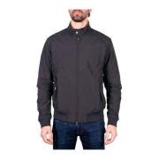 Barbour Blå Bomber Harrington Casual Kappor Blue, Herr