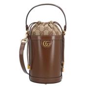 Gucci Laeder handvskor Brown, Dam