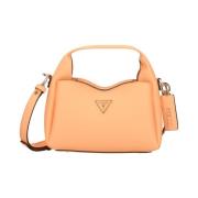 Guess Rosa Crossbody Väska Top Zip Pink, Dam