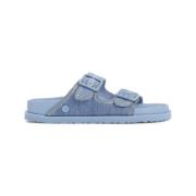 Birkenstock Denim Arizona Sandaler Blue, Herr