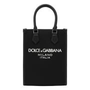 Dolce & Gabbana Liten Crossbody-väska Black, Herr