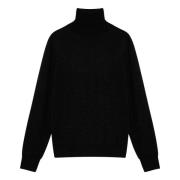 P.a.r.o.s.h. Stilfull Turtleneck Sweater Black, Dam