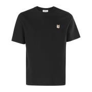 Maison Kitsuné Fox Head Patch T-shirt Black, Herr