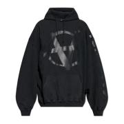 Vetements Sweatshirt med logotyp Black, Herr