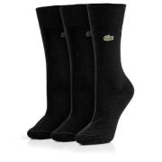 Lacoste Herrstrumpor 3-pack med brodyr Black, Herr